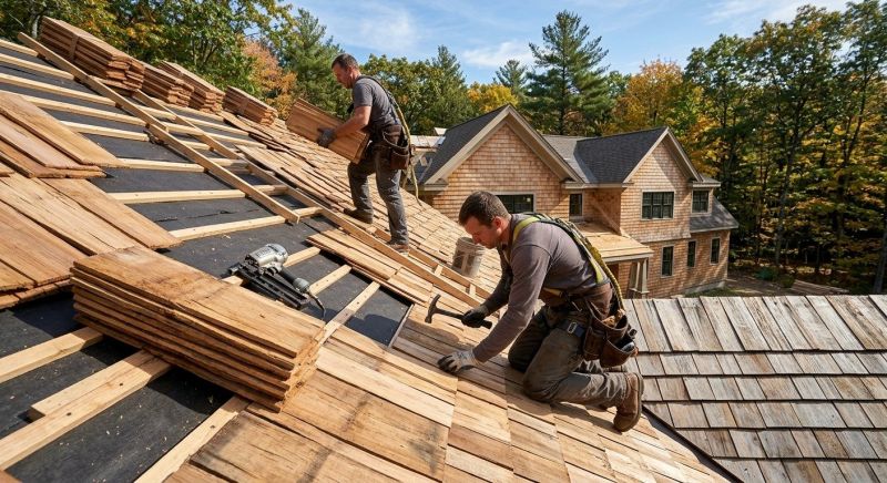 Wood Roofing Installation in Upper Black Eddy, PA