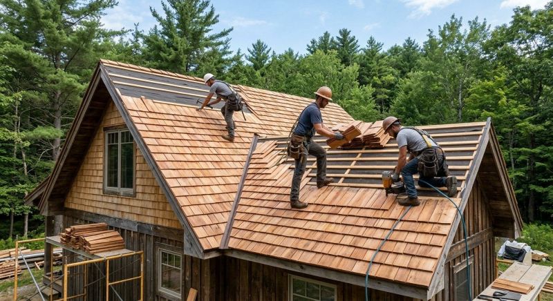 Wood Roofing Installation in Upper Black Eddy, PA