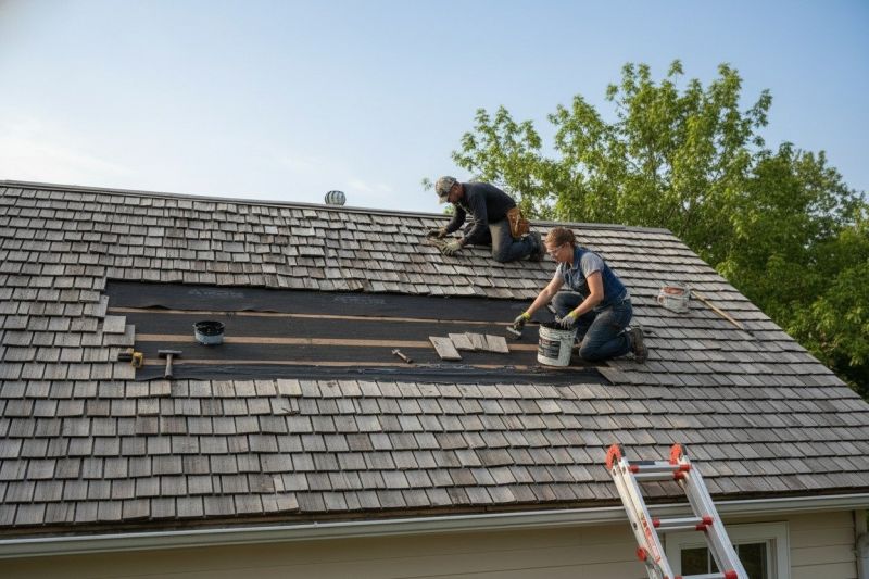 Wood Shake Roof Repair in Center Valley, PA