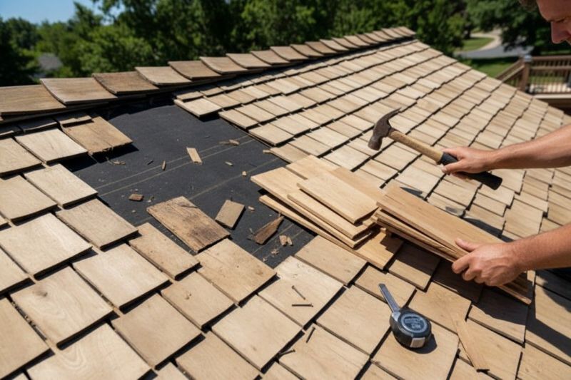 Wood Shake Roof Repair in Long Valley, NJ