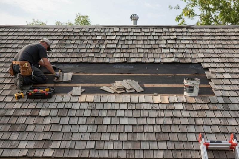 Wood Shake Roof Repair in Perkasie, PA