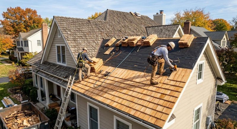 Wood Shake Roof Replacement in Lebanon, NJ