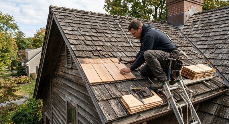 Wood Shingles Repair in Allentown, PA